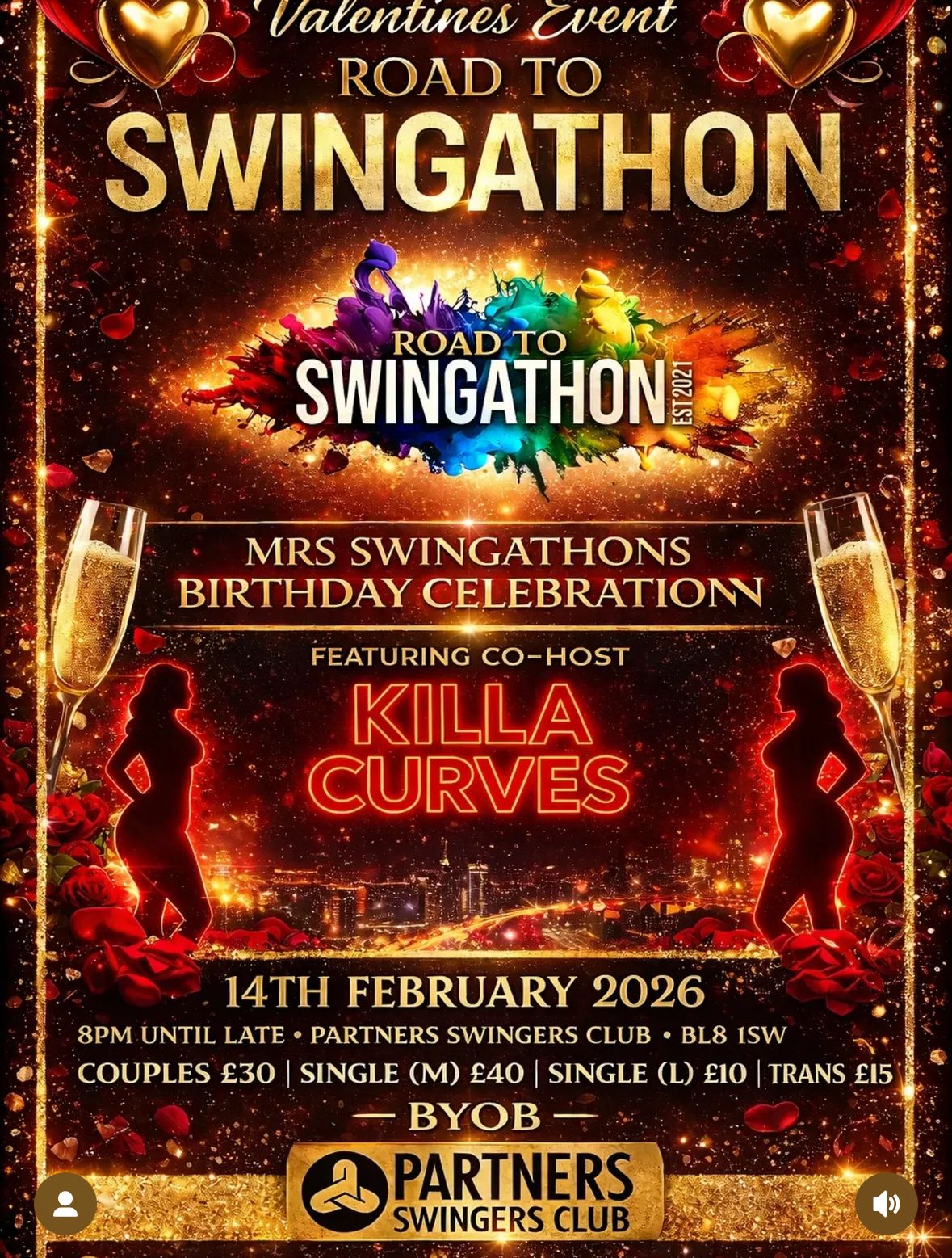 The Road to Swingathon Valentines Event @ Partners